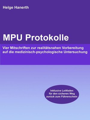 cover image of MPU Protokolle